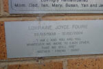 FOURIE Lorraine Joyce 1938-2004