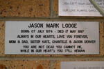 LODGE Jason Mark 1974-1997