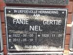 NEL Fanie 1922-2012 & Gertie 1928-