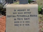 SMIT Gertina Petronella Maria, DE VRYE 1869-1936