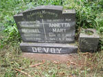DEVOY Michael 1913-1982 & Annetta Mary 1913-1988