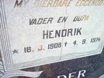 CLOETE Hendrik 1908-1974 & Hendrina 1912-2001