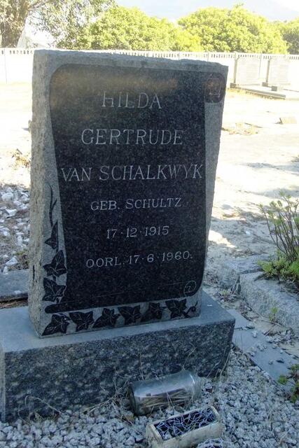 SCHALKWYK Hilda Gertrude, van nee SCHULTZ 1915-1960