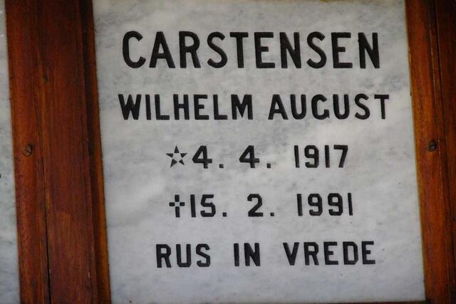 CARSTENSEN Wilhelm August 1917-1991