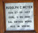 MEYER Rudolph C. 1937-2001