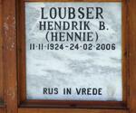 LOUBSER Hendrik B. 1924-2006