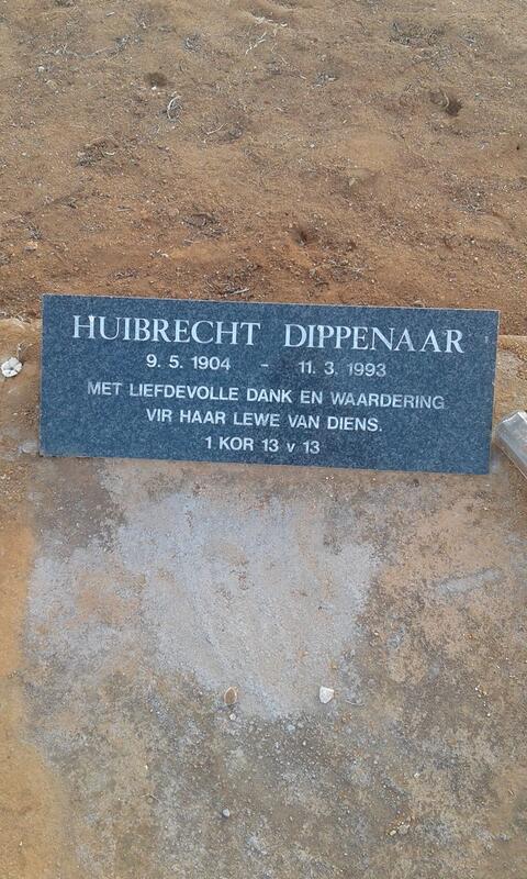 DIPPENAAR Huibrecht 1904-1993