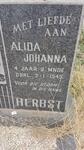 HERBST Alida Johanna -1945