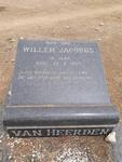 HEERDEN Willem Jacobus, van -1960