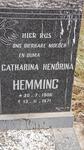 HEMMING Catharina Hendrina 1906-1971