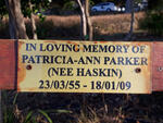 PARKER Patricia-Ann nee HASKIN 1955-2009