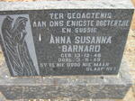 BARNARD Anna Susanna 1948-1949