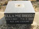 BREEDT Ella M.E. 1953-1953