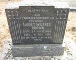 BROWN Aubrey Wilfred 1908-1950
