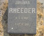 RHEEDER Johanna 1892-1950