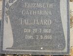 TALJAARD Elizabeth Catharina 1868-1959