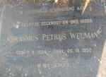 WELMAN Erasmus Petrus 1894-1952