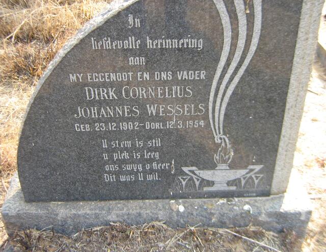 WESSELS Dirk Cornelius Johannes 1902-1954
