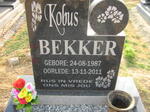 BEKKER Kobus 1987-2011