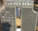 BERG Ben, van den 1930-2008
