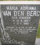 BERG Maria Adriana, van den nee KRUGER 1887-1982