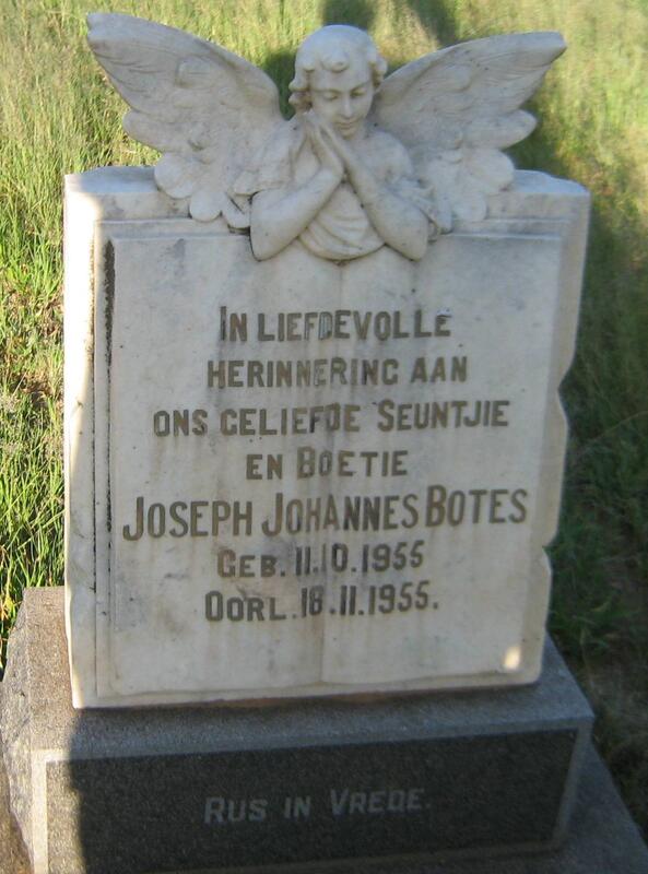 BOTES Joseph Johannes 1955-1955