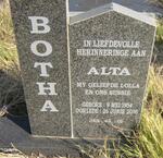 BOTHA Alta 1954-2005