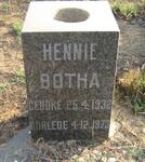 BOTHA Hennie 1932-1973