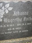 BOTHA Johanna Magretha 1954-1964