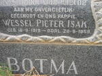 BOTMA Wessel Pieter Isak 1919-1959
