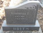 BRITS Petronella Z. 1892-1976