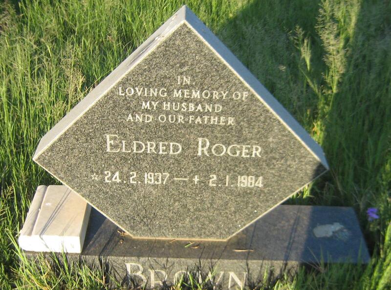 BROWN Eldred Roger 1937-1984
