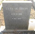 BRUIN Elsa, de 1959-1977