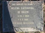 BRUYN Helena Catharina, de 1889-1980