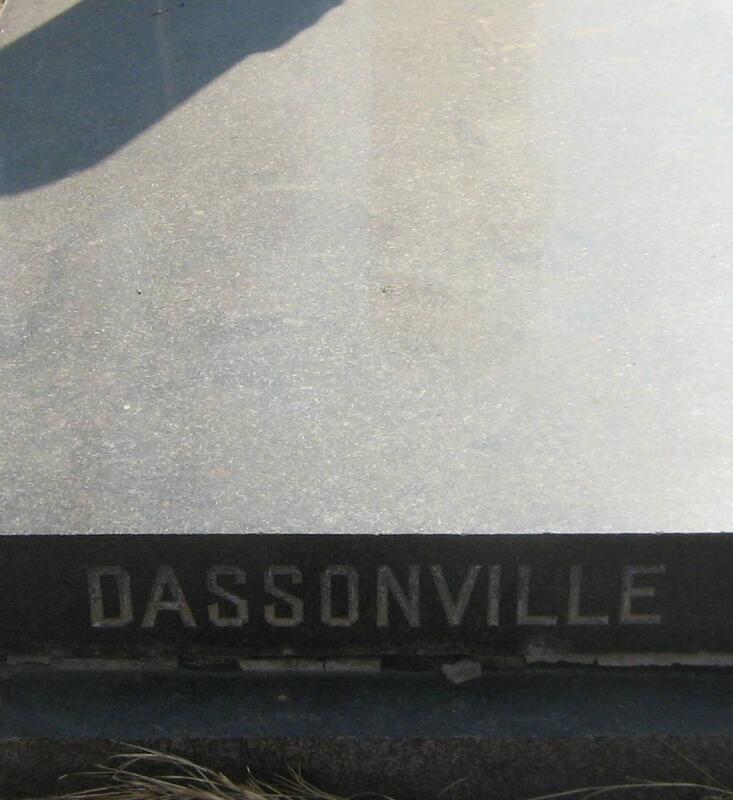 DASSONVILLE Amond Fedile Constant 1948-1964
