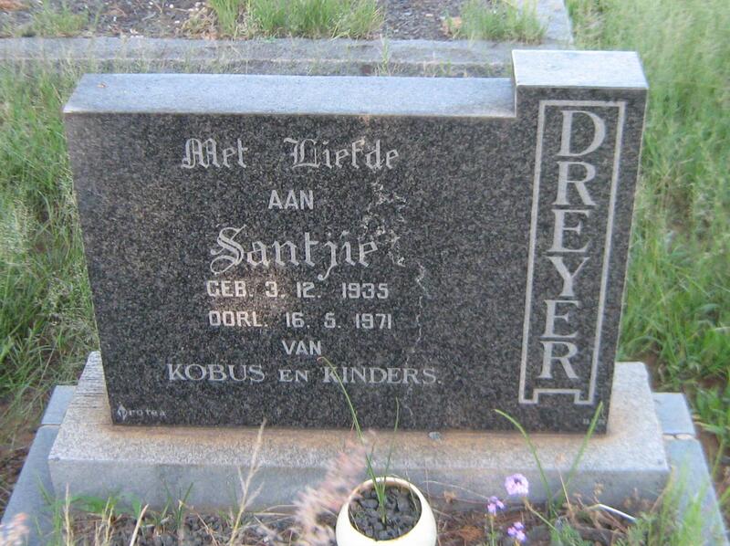 DREYER Santjie 1935-1971