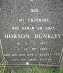 DUNKLEY Hobson 1903-1983