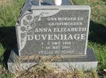 DUVENHAGE Anna Elizabeth 1903-1995