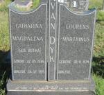 DYK Lourens Marthinus, van 1934 - & Catharina Magdalena BOTHA 1934-1995