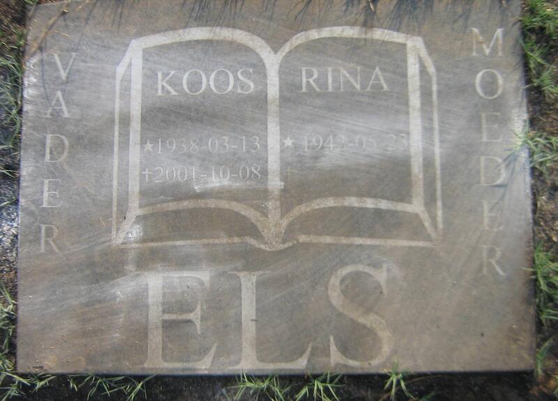 ELS Koos 1938-2001 & Rina 1942-