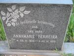 FERREIRA Annamarie 1970-1970