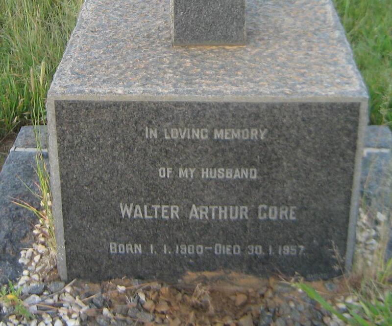 GORE Walter Arthur 1900-1957