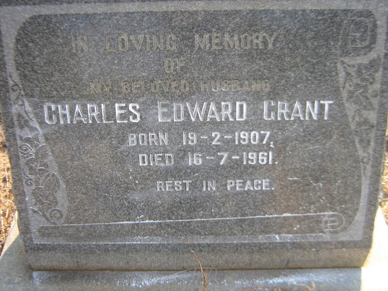 GRANT Charles Edward 1907-1961