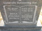 GROBLER Heila Johanna 1934-2012