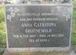 GROENEWALD Anna Catharina 1867-1956