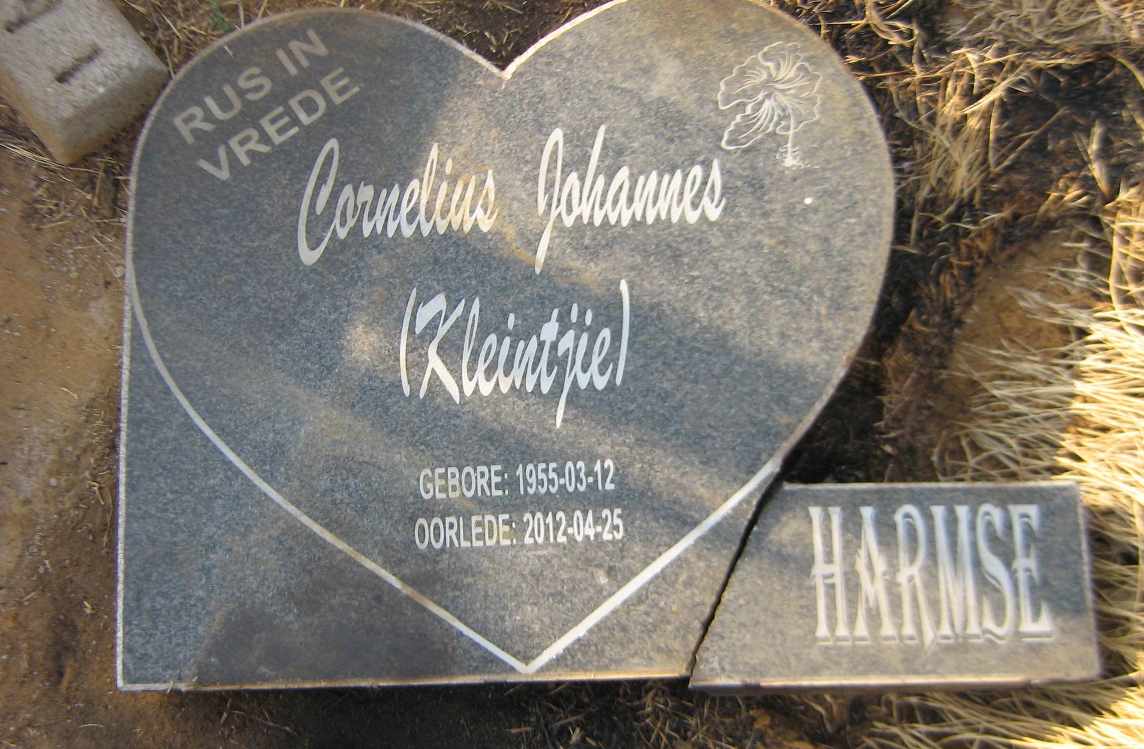 HARMSE Cornelius Johannes 1955-2012