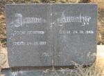 HATTINGH Hennie 1937-1987 & Annatjie 1940-