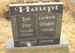 HAUPT Gerbrecht Elizabeth 1948 - :: HAUPT Louis Peter 1960-2011