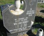 HENDERSON William Henry 1936-1995