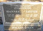 HOLTZHAUZEN Hannes 1929-2003 & Lettie 1930-2007